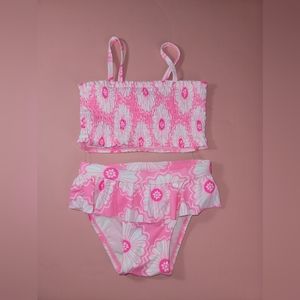 NEW Old Navy Floral Bikini 2 pieces Swimsuit  Girls Size 4 T UPF 50